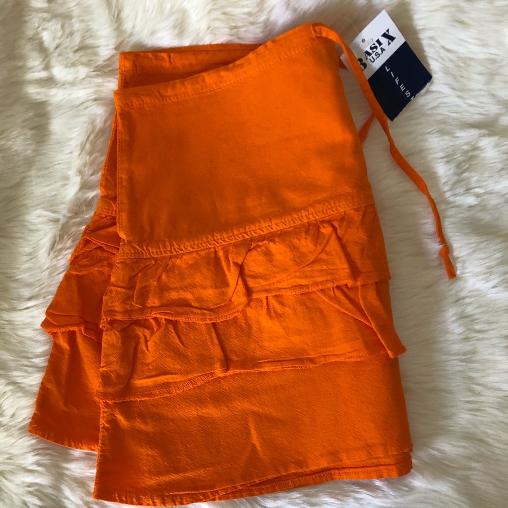 Orange skirt